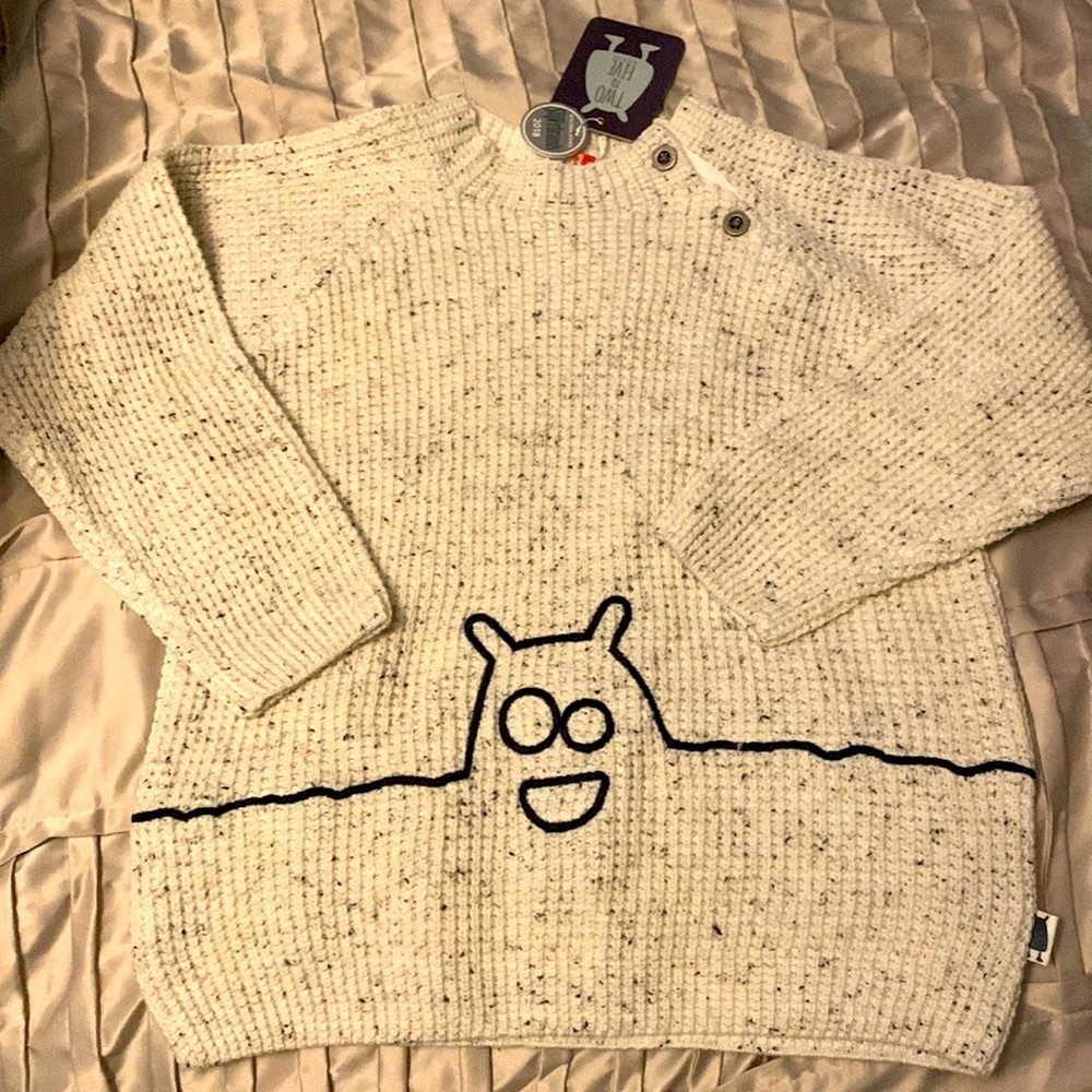 Boys ghost monster sweater